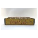 VINTAGE YELLOW COCA-COLA CRATE 18 X 12