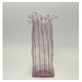 BELLTOWER LOUIS SCLAFANI ART GLASS VASE STRIPE