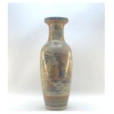 ROYAL SATSUMA PORCELAIN VASE 24"