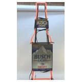 NEON BUSCH LIGHT  DRAFT BAR SIGN SIGN 1989
