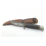 OFFICIAL BOY SCOUT KNIFE WITH SHEATH 8.5"