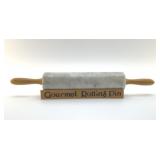 MARBLE ROLLING PIN WITH BASE 18"