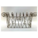 ANTIQUE WROUGHT IRON WINDOW BOX