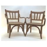 BAUMANN ANTIQUE CHILDS CHAIRS 1950
