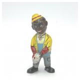 BLACK AMERICANA CHICKEN CATCHER STILL BANK