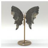 NATURAL GLAUCOPHANE CRYSTAL BUTTERFLY WINGS