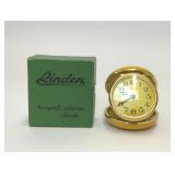 VTG LINDEN TRAVEL ALARM CLOCK CLAMSHELL YELLOW
