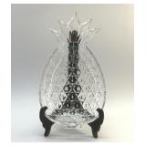 SHANNON CRYSTAL PINEAPPLE BOWL 14"