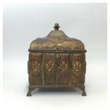 FRENCH STYLE DECORATIVE METAL STORAGE BOX