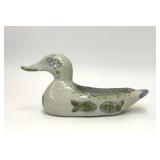 VTG LOUISVILLE STONEWARE POTTERY DUCK PLANTER