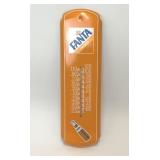 FANTA ORANGE SODA METAL ADVERTISING THERMOMETER