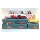 5 MADAME ALEXANDER LITTLE WOMEN DOLLS