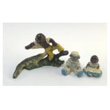 BLACK AMERICANA CAST IRON FIGURINES