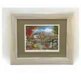 CLYDEï¿½S CIDER MILL FRAMED ART SIGNED