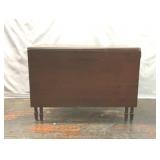 ANTIQUE DROP LEAF MAHOGANY TABLE
