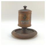 VTG JAMAICA TOBACCO HUMIDOR / ASHTRAY