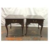 QUEEN, ANNE END TABLE PAIR