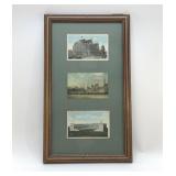 OLD POSTCARDS FRAMED COLUMBUS, OHIO