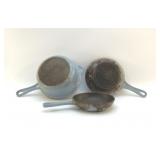 FRENCH COUSANCES ENAMEL CAST-IRON COOKWARE