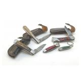 5 CUSTOM-MADE POCKET KNIVES