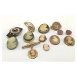 ANTIQUE CAMEO JEWELRY COLLECTION