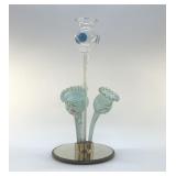VICTORIAN EPERGNE CENTERPIECE WATER LILY TRUMPETS