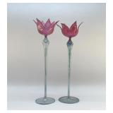 PARISEVETR ITALIAN BLOWN GLASS TULIPS
