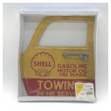 SHELL MOTOR OIL TRUCK DOOR SIGN