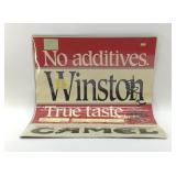 WINSTON, CAMEL TOBACCO  STORE SIGN