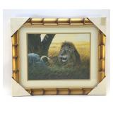 LION PRINT BY BALKE 1998