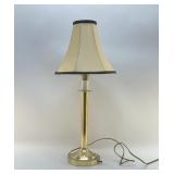 BRASS TABLE LAMP 25"