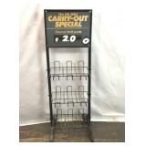 48" vintage Chevron gas station oil holder