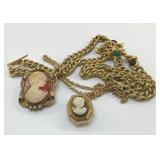 HAND CARVED CAMEO JEWELRY
