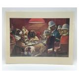 DOGS PLAYING POKER PRINT