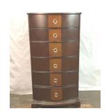 Tall lingerie chest two tone