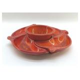 CALIFORNIA POTTERY MID-CENTURY  LAZY SUSAN