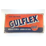 GULFEX GULF METAL SIGN