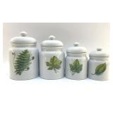 CYPRUS TREE CERAMIC CANISTERS