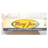84x24" 1960ï¿½s Mary Jane Bread Metal advertising