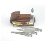 CASE XX CHANGER KNIFE STAG 4 BLADE