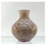 PHIL MORGAN COFFEE CRYSTALINE POTTERY VASE