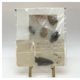 ARROWHEADS FOUND 1959, LITTLE BIGHORN BULLET