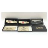 3 DALE EARNHARDT NASCAR KNIVES