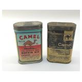 2 VTG CAMEL TINS RUBBER REPAIR KITS