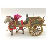 1950S SICILIAN CART FOLK ART SOUVENIR