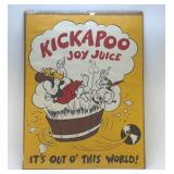 1965 KICKAPOO JOY JUICE POSTER CAPP ENTERPRISES