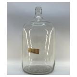 VTG CLEAR GLASS CARBOY WATER BOTTLE