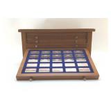 GENIUS OF AMERICA FRANKLIN MINT BRONZE INGOTS