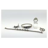 ASSORTED STERLING SILVER JEWELRY
