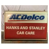 LARGE AC DELCO LIGHTED SIGN